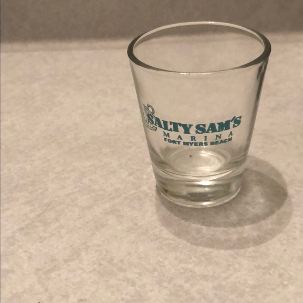 Fort Myers beach shot glass